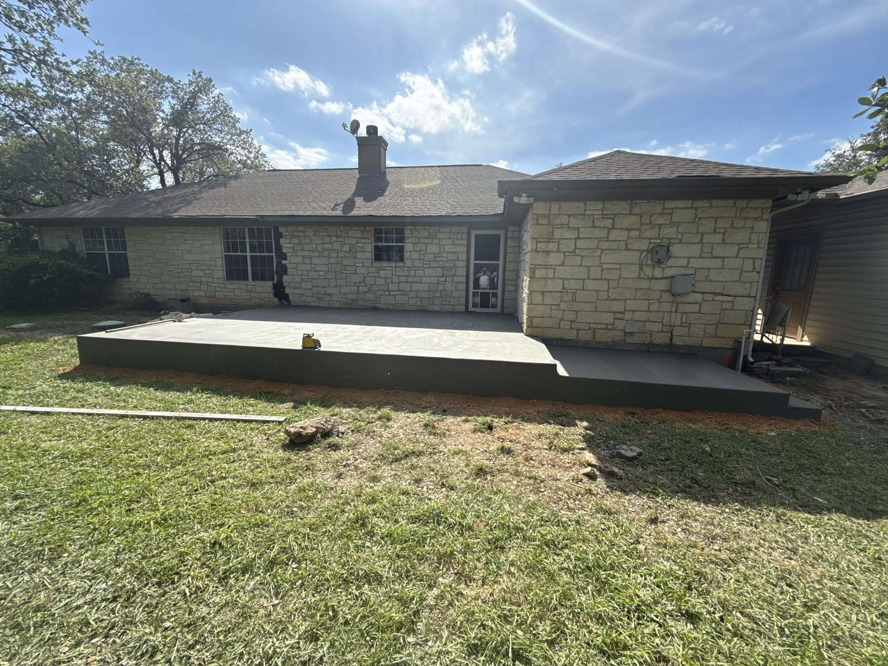 Existing rear exterior before game room addition